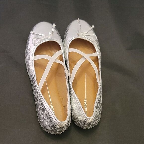 BRAND NEW REPORT TAELOR CRISSCROSS STRAP BOWNOT WOMEN'S FLAT SHOE - Picture 5 of 16